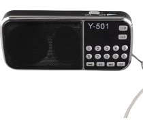 Audio atskaņotājs, pārnēsājams digitālais audio mūzikas atskaņotājs Skaļrunis LED lukturītis Atbalsts FM radio TF karte USB AUX Saderīgs ar lielāko daļu mobilo tālruņu, planšetdatoru, klēpjdatoru, MP3, MP4
