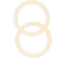 Koka vainagu rāmis Koka ziedu aplis Centerpiece Plakana koka vainags Apļa vainaga forma Koka apdare Guļamistabas sienas dekori ar caurumu instrumentu L56C1089UK00F1DK7G17OXPM