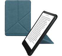 kwmobile Korpuss saderīgs ar Amazon Kindle Paperwhite (2024)/Colorsoft Korpuss - mākslīgās ādas korpuss - eReader aizsargvāciņš - vāks Petrol