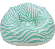 Inflatable Bean Bag Chairs, Portable Lazy Sofa with Ergonomic Design, Folding Chairs for Blow-Up Chairs for Gaming Bedroom in the Living Room (Green)