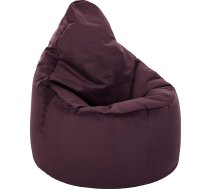 Loft 25 Capriccio Velvet Bean Bag Chair, Premium Velvet Bean Bag for Indoor Use for Home and Living Room, Ergonomic Design for Body Support (Bean Bag, Aubergine)
