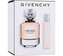 Givenchy L'Interdit (W) komplekts Eau de Parfum 80 ml + Eau de Parfum 12,5 ml Travel Spray caurspīdīgs / kombinējams