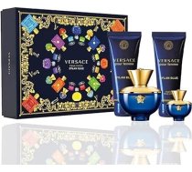 Versace komplekts Pour Femme Dylan Blue Eau de Parfum 100 ml + Eau de Parfum Mini 5 ml + Sg 100 ml + Bl 100 ml