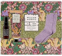 William Morris At Home Magnija ķermeņa krēms 100ml Spilvenu migla 30ml Gultas zeķes Mandeļu eļļa lavanda Ceļojumu izmērs Vegan un Cruelty Free Skaistumkopšanas dāvana viņai Ziemassvētku dāvanu pildītājs