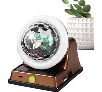 Solar Disco Licht im Freien, solarbetriebene Atmosphäre - LED Landschaftsfarbe Lampe | Mehrfarbige LED Atmosphäre Disco für den Garten, mit 2 Beleuchtungsmodi