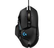 Logitech G502 Gaming HERO EU pele 910-005471 (optiskā; 16000 DPI; melna krāsa) / N/A