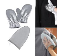 3 iepakojuma apģērbu gludināšanas cimdi Mini gludināšanas dēlis Tvaika izturīgi cimdi ar pirkstu gredzenu Karstumizturīgi apģērbu gludināšanas cimdi apģērbu tvaicētājam ar tvaiku gludināšanas piederumiem