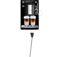 Melitta Caffeo Solo & Perfect Milk E957-101 Slim Pilnībā automātisks kafijas automāts ar automātisko kapučinātoru Automātiskās tīrīšanas programmas Automātiskā malšanas apjoma kontrole