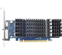 ASUS GT1030-SL-2G-BRK GeForce GT 1030 2 GB GDDR5 zema profila grafiskā karte klusām HTPC konfigurācijām (ar I/O portu kronšteiniem) - melna