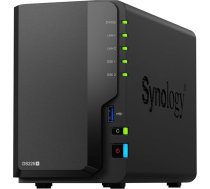 Synology DS225+ 2 bay Diskstation NAS (Intel Celeron J4125 4-core 2.0 GHz 2GB DDR4 RAM 2xRJ-45 1GbE LAN ports)