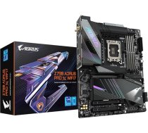 GIGABYTE Z790 AORUS PRO X WIFI7 pamatplate - atbalsta Intel Core 14. paaudzes procesorus, 18+1+1+2 fāzes VRM, līdz 8266 MHz DDR5 (OC), 1xPCIe 5.0 + 4xPCIe 4.0 M.2, Wi-Fi 7, 5GbE LAN, USB 3.2 Gen 2