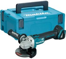 Makita DGA506ZJ Stūru slīpmašīna Makpac 125 mm 18 V, zila