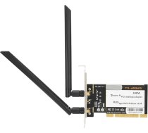 VBESTLIFE PCI galddatora adapteris TX-AR9WS Tīkla karte Bezvadu tīkla karte 300Mbps 802.11b/g/n Wireless WiFi tīkla karte 2 antenas AR9223