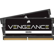 CORSAIR Vengeance SODIMM DDR5 RAM 64GB (2x32GB) 5600MHz CL48-48-48-90 1.10V Intel XMP 3.0 atmiņa - melna (CMSX64GX5M2A5600C48)