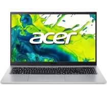 Acer Aspire Go 15 (AG15-72P-792F) klēpjdators, 15,6" FHD IPS displejs, Intel Core 7 150U, 16 GB RAM, 1 TB SSD, Intel Graphics, Windows 11, QWERTZ tastatūra, sudraba krāsā