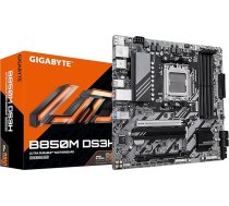 GIGABYTE B850M DS3H pamatplate - AMD Ryzen 9000 sērijas procesori, 16+2+2+2 fāžu digitālais VRM, līdz 8200 MHz DDR5 (OC), 1xPCIe 5.0 + 1xPCIe 4.0 M.2, 2.5 LAN, USB 3.2 Gen 2