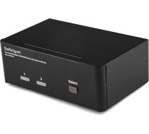 StarTech. com SV23 1DPD Dua - 2 pieslēgvietu divu DisplayPort USB KVM slēdzis ar audio un USB 2.0 centrmezglu