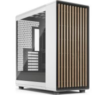 Fractal Design North XL (RC) Chalk White PC korpuss ar reversās pamatplates atbalstu - Komplektā ietilpst 3 x 140 mm ventilatori - C tipa USB - ATX Full Tower korpuss