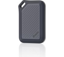 BIWIN Amber PR2000 Ārējais SSD diskdziņš 512 GB USB 3.2 Gen2x2 - līdz 2000 MB/s IP67 ūdensizturīgs - pārnēsājams NVMe ārējais cietvielu disks ar USB-C un USB-A adapteri, melns