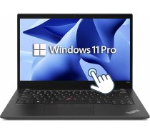 Lenovo Thinkpad T14s Gen 2 skārienjūtīgais biznesa klēpjdators, 14 collu FHD (1920 x 1080), Intel Core i5-1145G7, 16 GB RAM, 512 GB SSD, QWERTY tastatūra, Windows 11 Pro (atjaunots)