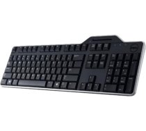 Dell KB-813, vadu, viedkaršu lasītājs, USB tastatūra, vācu (QWERTZ), melna