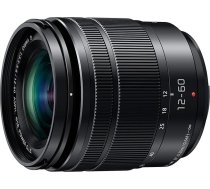 Panasonic H-FS12060E LUMIX G Vario 12-60 mm F3.5-5.6 ASPH. Objektīvs (5X tālummaiņa, Power O.I.S. attēla stabilizators, aizsardzība pret putekļiem un sadursmēm), melns (atjaunots)