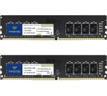 Timetec 64GB KIT (2 x 32GB) DDR4 3200MHz (vai 2933MHz vai 2666MHz) PC4-25600 CL22 1.2V Non-ECC Unbuffered 2Rx8 Dual Rank 288 Pin UDIMM Desktop PC datora operatīvās atmiņas moduļa atjaunināšana