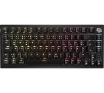 Corsair K65 Plus Wireless 75% RGB Hot-Swap mehāniskā spēļu tastatūra - iepriekš eļļoti taktilie MLX Fusion slēdži - PBT taustiņu vāciņi - QWERTZ DE - melna