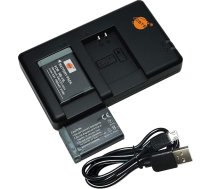 DSTE NB-13L QIAOJINLIN 3,6 V 1500 mAh litija akumulators + duālais lādētājs, kas saderīgs ar Canon PowerShot G5X G7X G9X, G5X Mark II, G9X Mark II, SX620 HS, SX740 HS, digitālo kameru