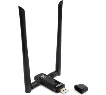 ALFA NETWORK Ilgtermiņa plaša pārklājuma divjoslu AC1200 USB bezvadu Wi-Fi adapteris ar augstas jutības ārējo antenu - Windows, Macos un Kali Linux atbalsts