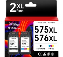 PG-575 CL-576 XL Canon 575 576 krāsu kasetnes Canon 575 melnā 576 krāsu kasetnēm, kas saderīgas ar Pixma TS3750i TR4755i TS3550i TS3551i TS3551i TR4750i TR4751i 575XL 576XL multipakas kasetnēm.