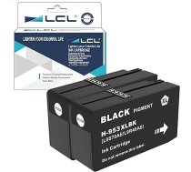 LCL 953XL L0S70AE augstas ražības tintes kasetne, kas saderīga ar HP Officejet Pro 7730 7740 8210 8218 8710 8710 8715 8718 8719 8720 8725 8728 8730 8740 7720 8720 87716 (melna, 2 gab.)