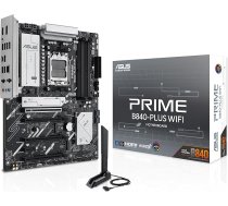 ASUS Prime B840-PLUS WiFi pamatplate Socket AMD AM5 (AMD B840, ATX, DDR5 atmiņa, 3X M.2, PCIe 4.0, WiFi 6E, Aura Sync)