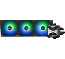 Thermalright Frozen Warframe 360 ARGB CPU ūdens dzesētājs ar 3 PWM ventilatoriem 2000RPM IPS LCD ekrāns ar 320x240 izšķirtspēju Šķidrais CPU dzesētājs CPU PC Aio dzesētājs AMD:AM4/AM5/Intel