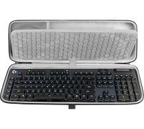 GEEKRIA tastatūras futrālis pilna izmēra cietā futrālis ceļojuma somiņa datoram ar 108 taustiņiem Mehāniskā spēļu tastatūra, kas saderīga ar Logitech G915 Wireless Mechanical Gaming Keyboard / Logitech