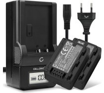 CELLONIC, akumulators kamerai, kas saderīgs ar Panasonic VW-VBT190, HC-V180, HC-V380, HC-V380, HC-VX870 (3.6V, 1780mAh), 2 gab. + lādētājs