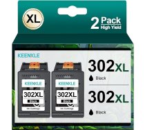 KEENKLE 302 XL printeru kasetņu komplekts 302XL aizstājējs HP 302 melnās un krāsainās drukas kasetnēm HP Envy 4525 4520 4522 4523 4524 Officejet 3830 3831 3833 Deskjet 3630 3636 3638 1110