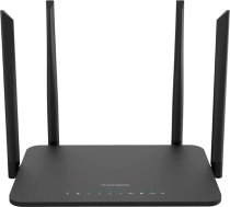 Thomson maršrutētājs, THWR 1200 Dual Band Gigabit maršrutētājs, WiFi 5, WiFi, līdz 1200 Mb/s, 2,4 GHz un 5 GHz, 4 antenas, WAN modema pieslēgums, LAN ports, USB 2.0, balts, THWR1200