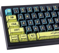 JakeTsai PBT taustiņu vāciņi, 145 taustiņu japāņu Manga taustiņu vāciņi, Cyberpunk 2077 Minimalistiskā stila Cherry Profile Dye Sublimation Custom Keycap for Cherry Gateron MX Swithes Mechanical Keyboards