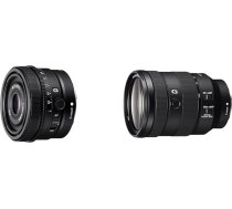 Sony SEL40F25G Pilna formāta objektīvs FE 40 mm F 2,5 G - augstākās klases G sērijas objektīvs ar fiksētu fokusa attālumu un FE 24-105 mm f/4 G OSS | Pilna formāta, standarta tālummaiņas objektīvs (SEL24105G)