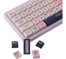 PBT Keycaps 150 taustiņu komplekts Custom Pink XDA Keycaps Set for Cherry Gateron MX Switches ANSI Layout Mechanical Keyboards