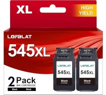 LOFBLAT PG 545XL Black Multipack saderīgs ar Canon printeru kasetnēm 545 XL Black 546 XL ar Canon MX495 TR4550 TS3450 TR4551 kasetnēm ar Pixma TS3350 MG2555s TS3355 TS3355 TS3151 printeri (2 melnas)