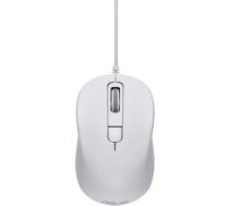 ASUS MU101C vadu Blue Ray klusā pele Ambidextrous 3200 dpi Quiet White