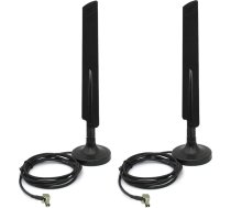 10dBi 4G LTE antena Mini Soft Whip TS9 antena ar magnētisko bāzi Verizon AT&T T-Mobile Sprint 4G LTE Mobile Hotspot MiFi rūteris Cellular Mobile Broadband Modem USB Modem Dongle adapteris