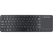 Datora tastatūra, bezvadu datora tastatūra ar skārienpaliktni, spēļu tastatūra, datoram, klēpjdatoram, melna, USB, typerCLAW-BC130