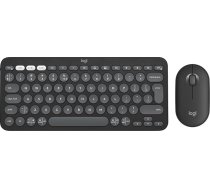 Logitech Pebble 2 Combo - spāņu QWERTY izkārtojums, grafīts