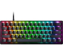 Razer Huntsman V3 Pro Mini - 60% analogā optiskā e-sporta tastatūra (digitālais daudzfunkcionālais stūres ritenis un īpašas vadības pogas, dubultā PBT slāņa taustiņi), SE izkārtojums | Melna