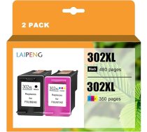 302XL 302 XL atkārtoti atjaunotas kasetnes HP Envy 4520 4522 4524 4525 4527 Officejet 3830 3831 3833 5220 5230 DeskJet 1110 2130 3630 3630 3636 3636 3636 30 638 638 638639 daudzkrāsu printeris, 4 krāsas, multipakete