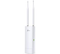 TP-Link N300 bezvadu āra piekļuves punkts, ūdensizturīgs, ideāli piemērots dārza Wi-Fi, atbalsta pasīvo PoE, elastīga uzstādīšana, vienkārši pārvaldāms ar bezmaksas EAP kontroliera programmatūru (EAP110-Outdoor)