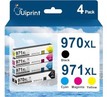 970XL 971XL kasetnes HP970 HP971 XL saderīgas ar HP Officejet Pro X451dw X476dw X576dw X551dw X476dn X451dn X476 X451dn X476 X451 X551 X576 (1 melna, 1 ciāna, 1 dzeltena, 4 iepakojumi)
